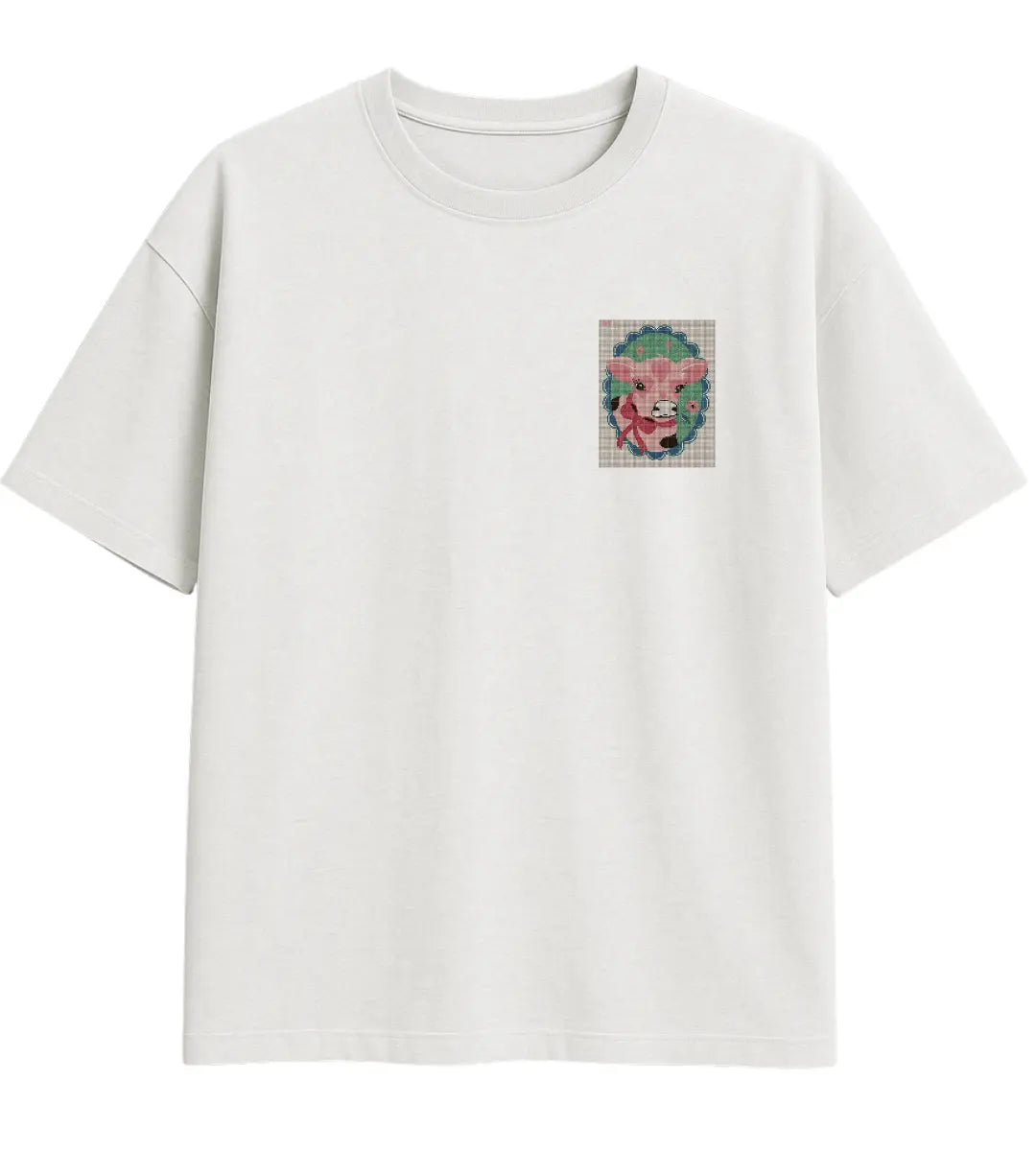 Sweet Pixel Cow Oversize T-Shirt Lorinfo