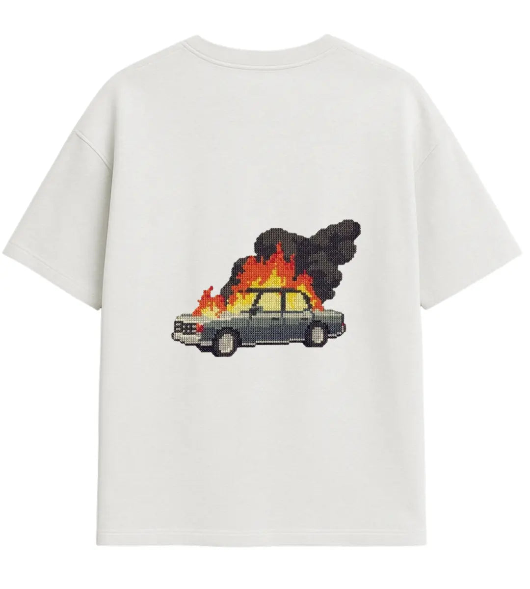 Burning Ride Oversize T-Shirt Lorinfo