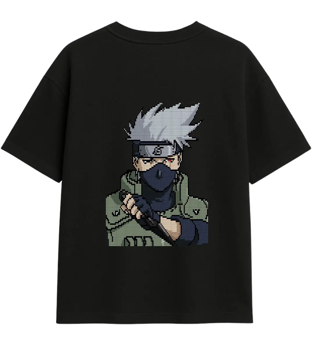 Pixel Kakashi Oversize T-Shirt Lorinfo