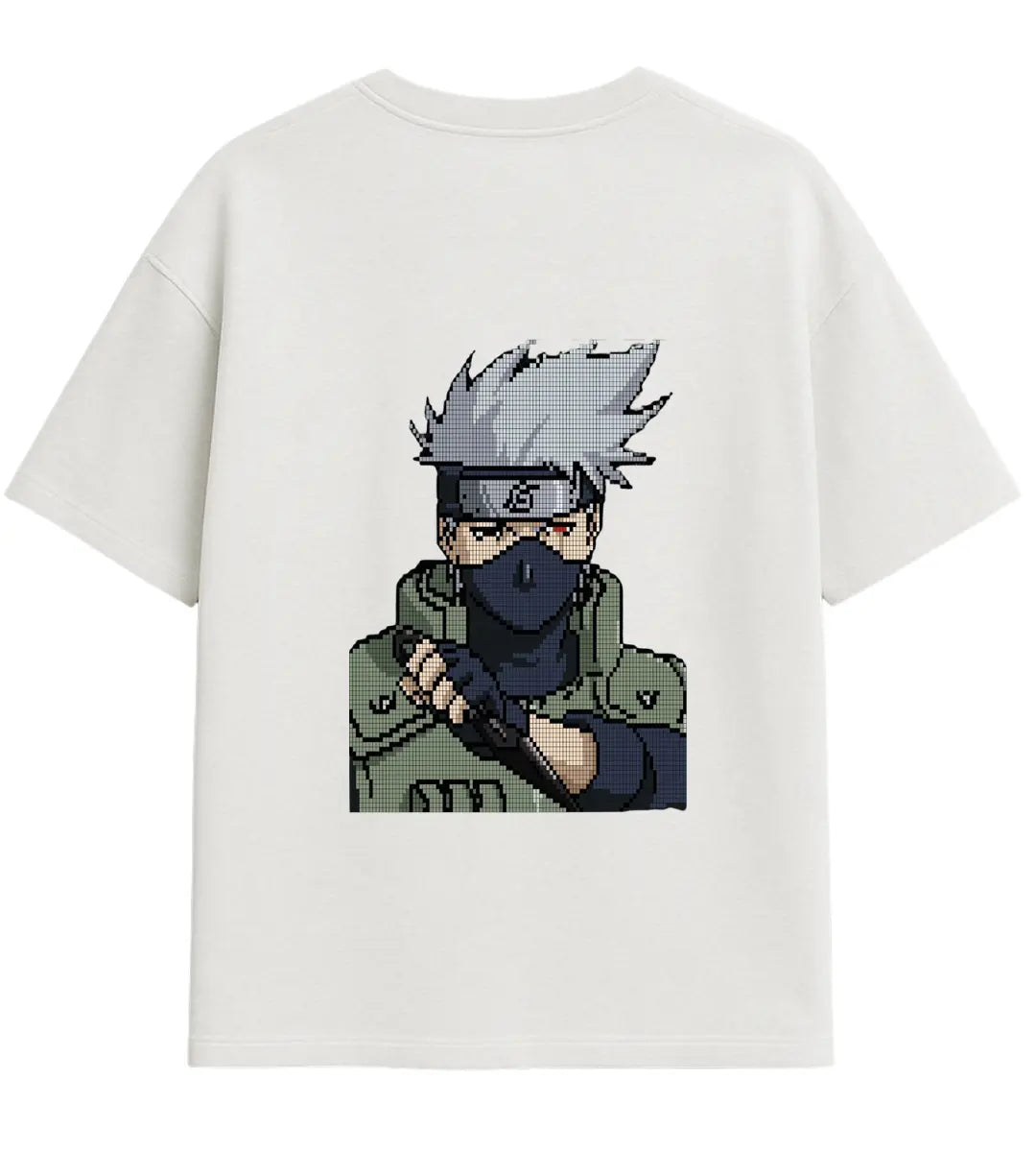 Pixel Kakashi Oversize T-Shirt Lorinfo