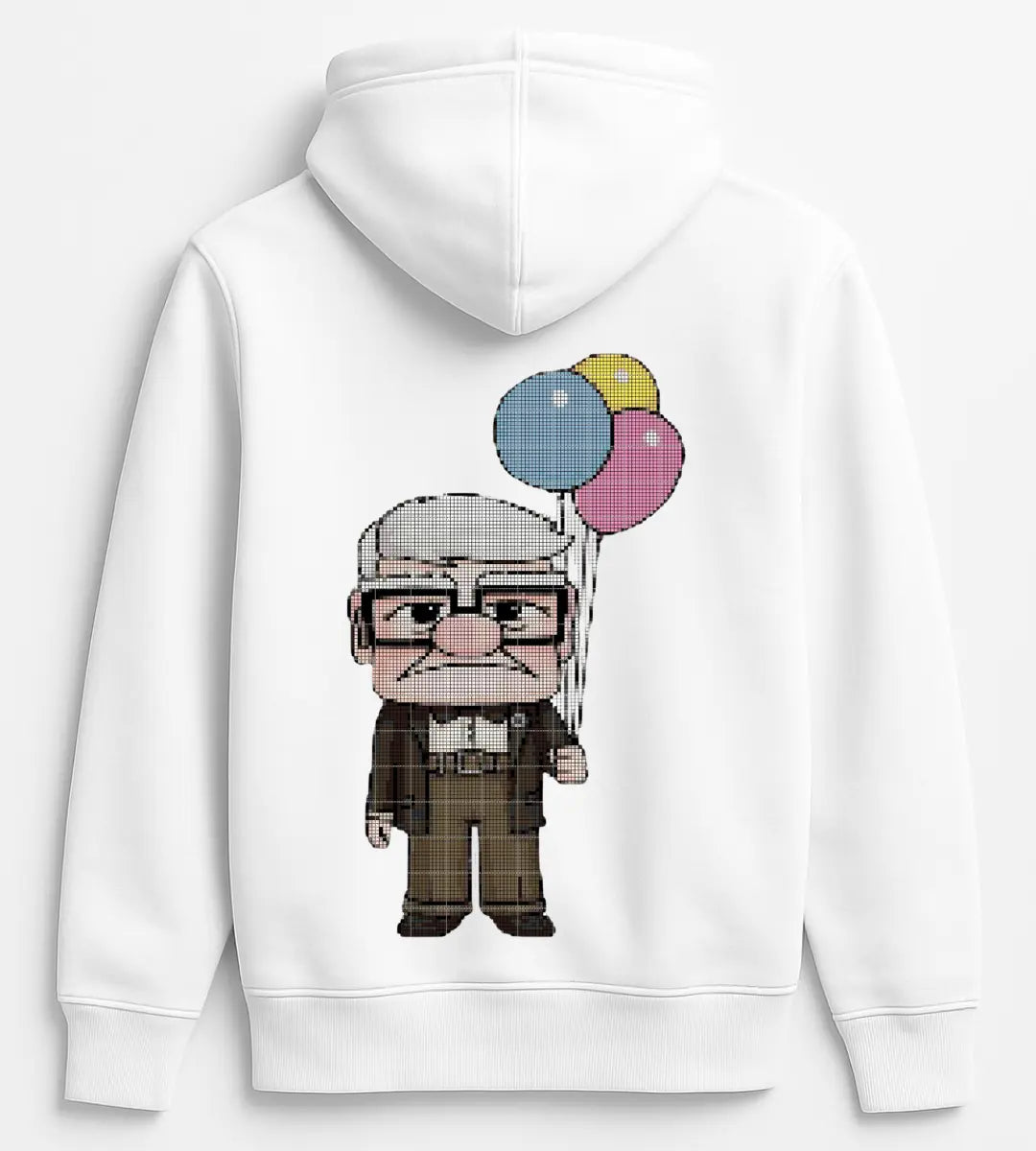 Pixel Grandpa Hoodie Lorinfo