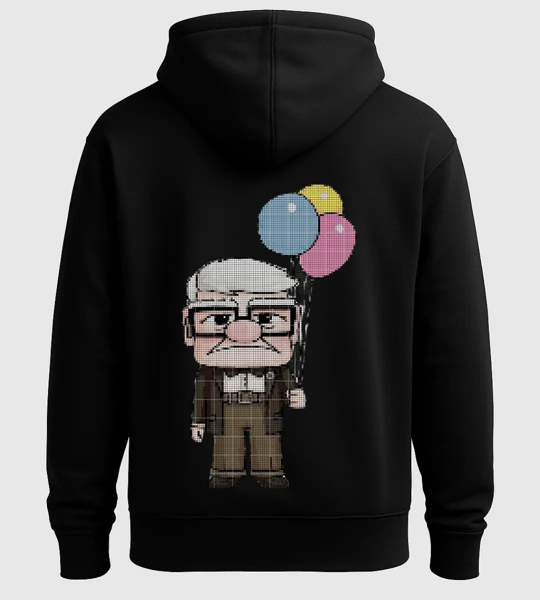 Pixel Grandpa Hoodie Lorinfo