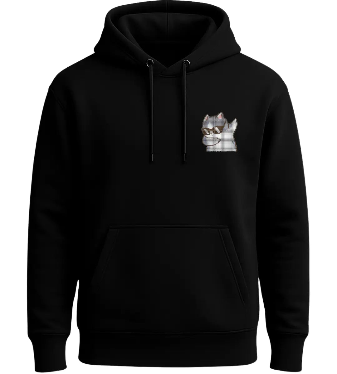 Cool Pixel Cat Hoodie Lorinfo