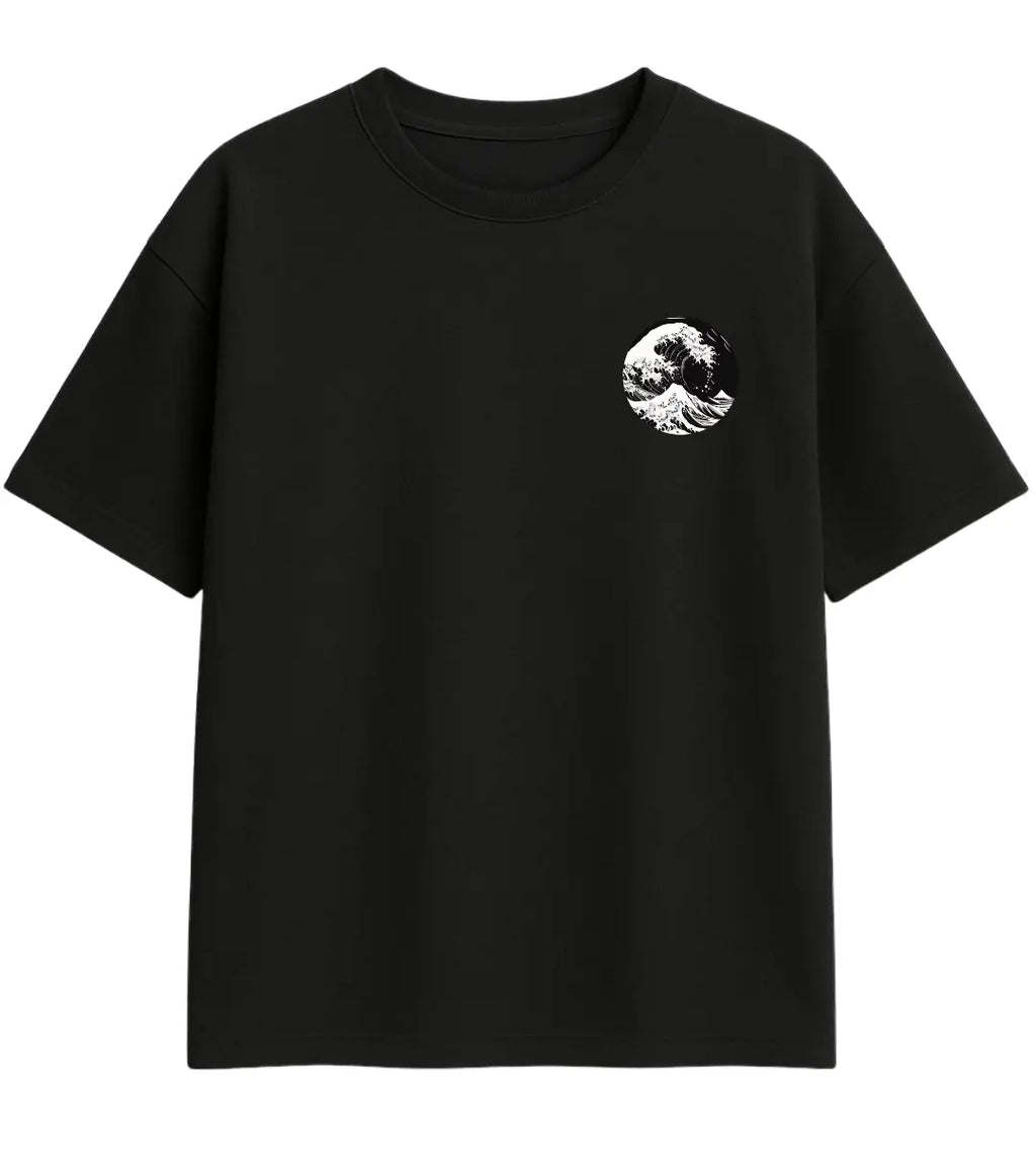 Sonsuz Dalga Oversize T-Shirt Lorinfo