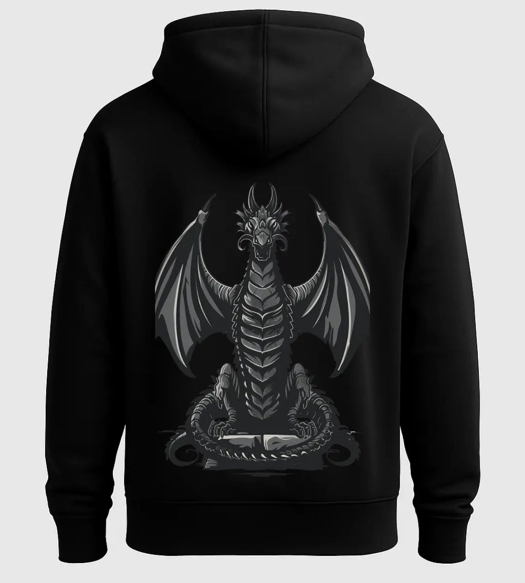 Dark Guardian Dragon Hoodie Lorinfo