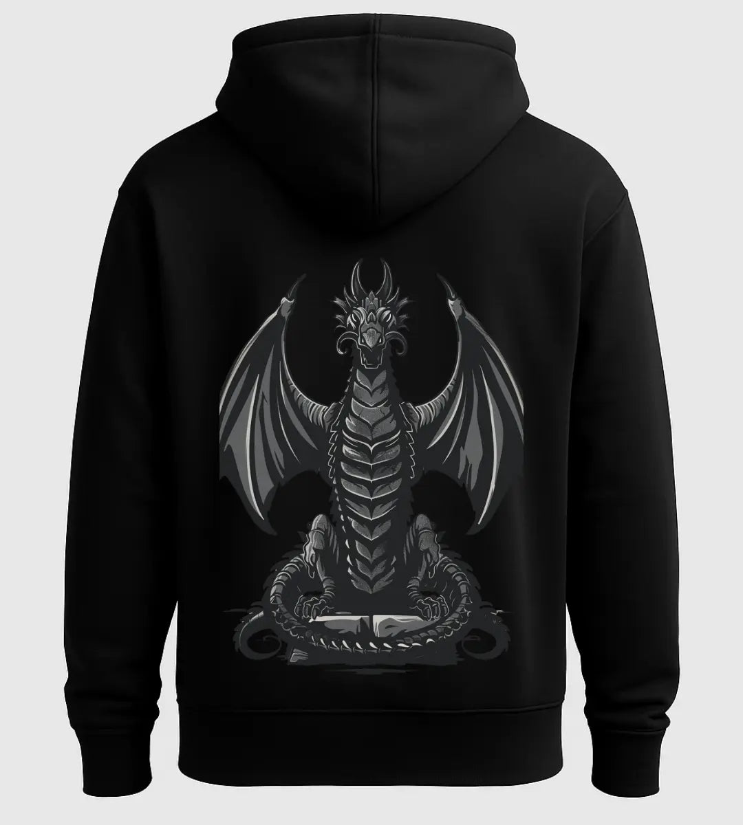 Dark Guardian Dragon Hoodie Lorinfo