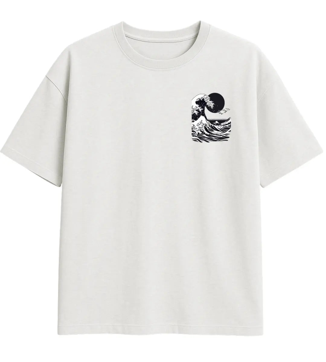Great Pixel Wave Oversize T-Shirt Lorinfo