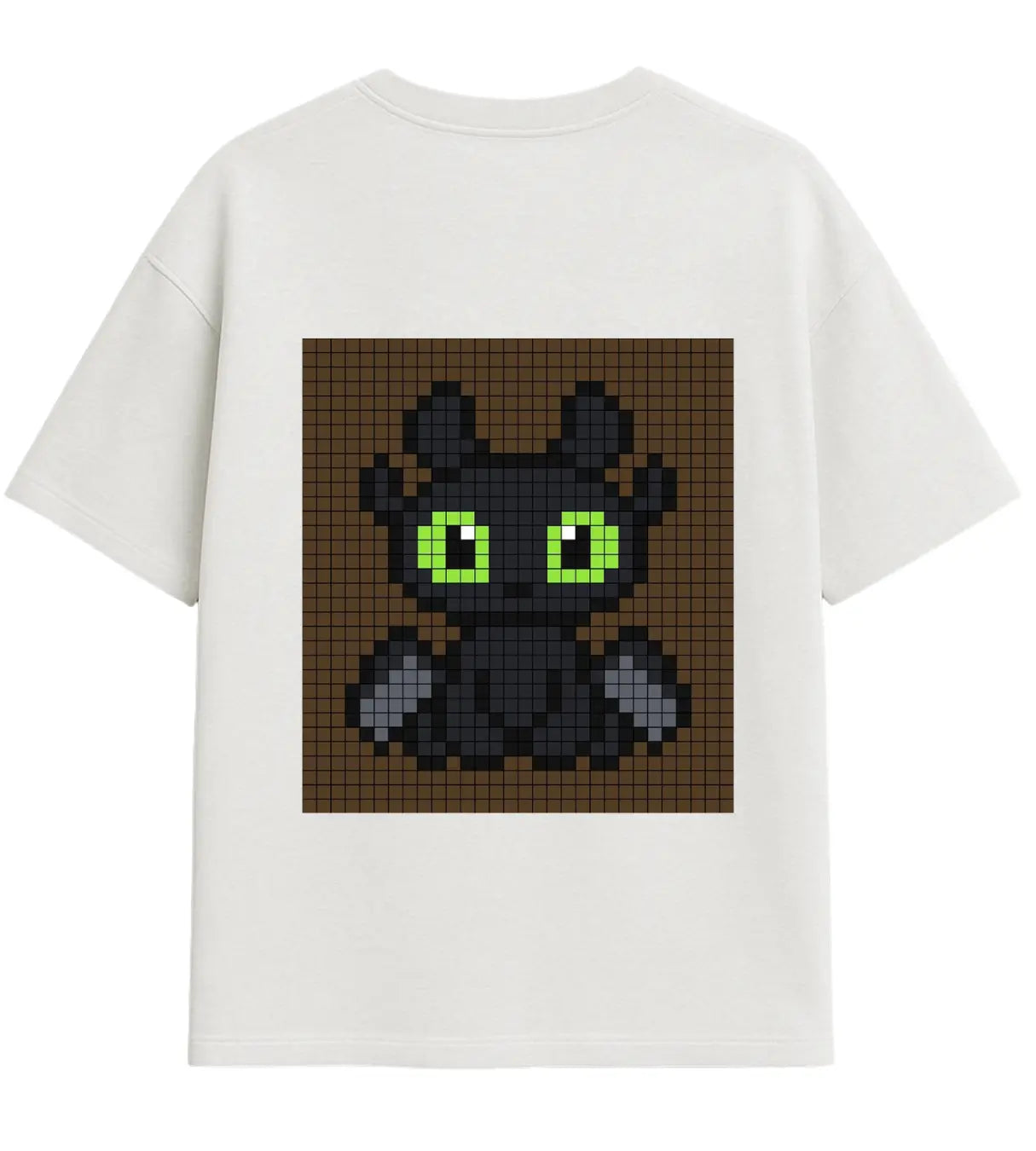 Baby Pixel Dragon Oversize T-Shirt Lorinfo
