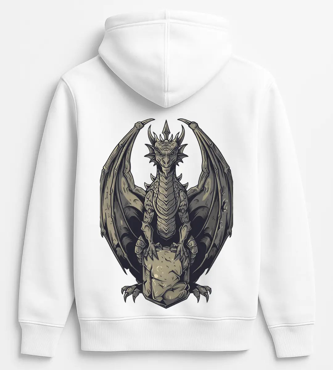 Stone Dragon Sentinel Hoodie Lorinfo