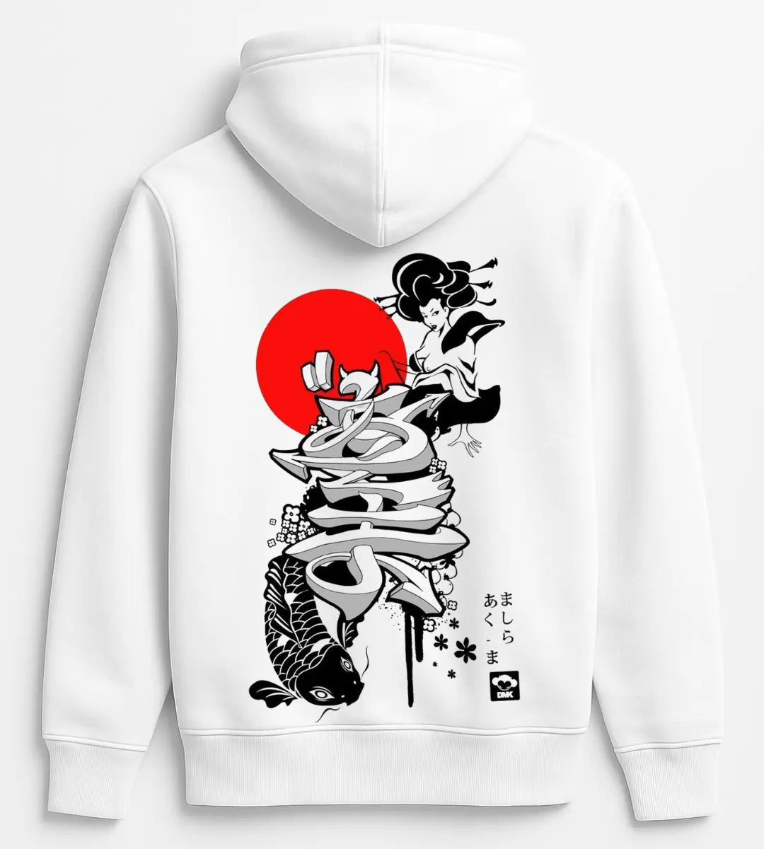 Geisha Sun Hoodie Lorinfo