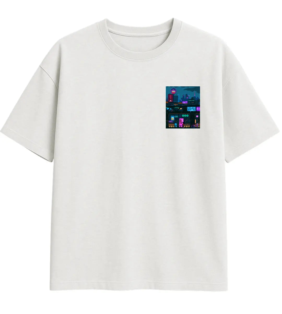Neon Sky Oversize T-Shirt Lorinfo