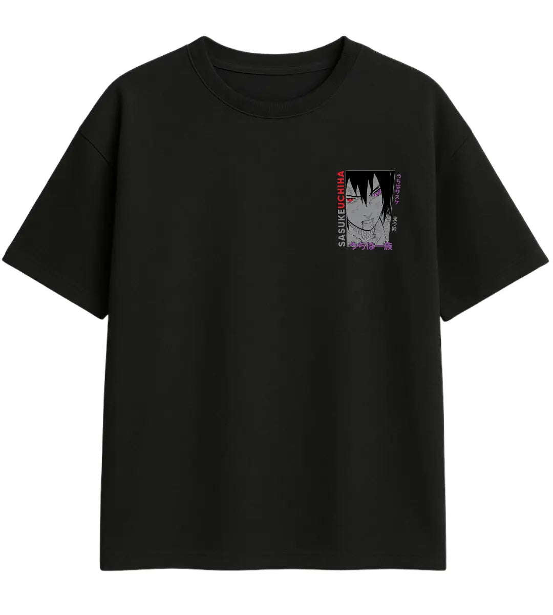 Sasuke Rinnegan Eye Oversize T-Shirt Lorinfo