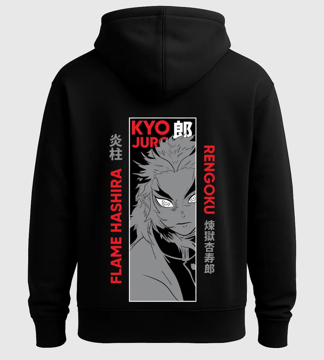 Rengoku Kyojuro Flame Hashira Hoodie Lorinfo
