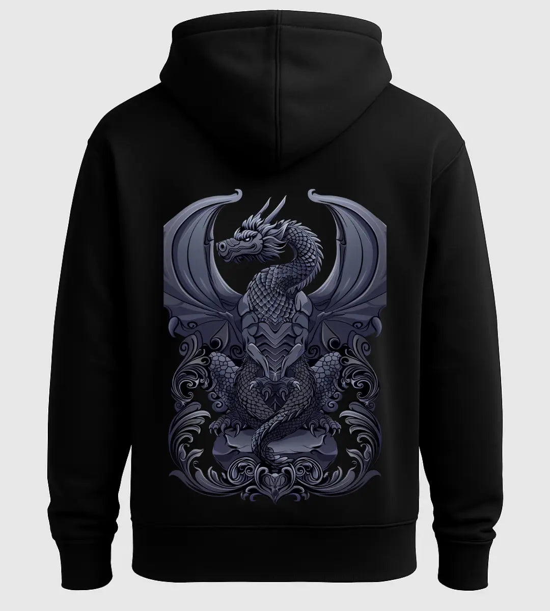 Royal Crest Dragon Hoodie Lorinfo