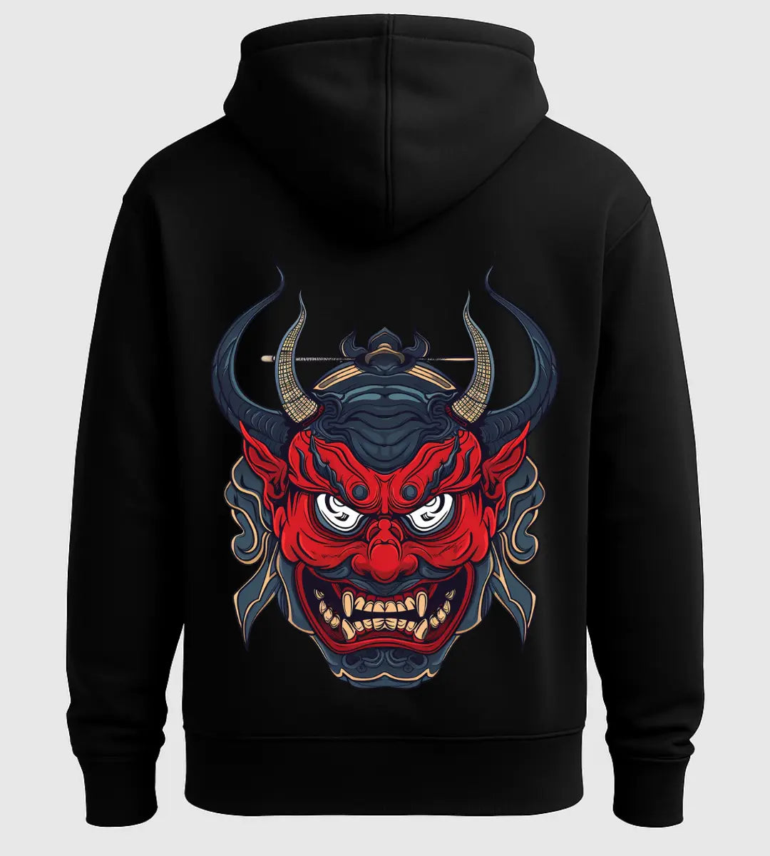 Red Oni Rage Hoodie Lorinfo