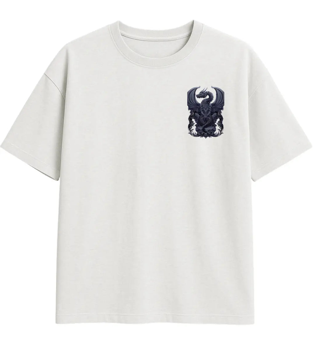 Royal Crest Dragon Oversize T-Shirt Lorinfo