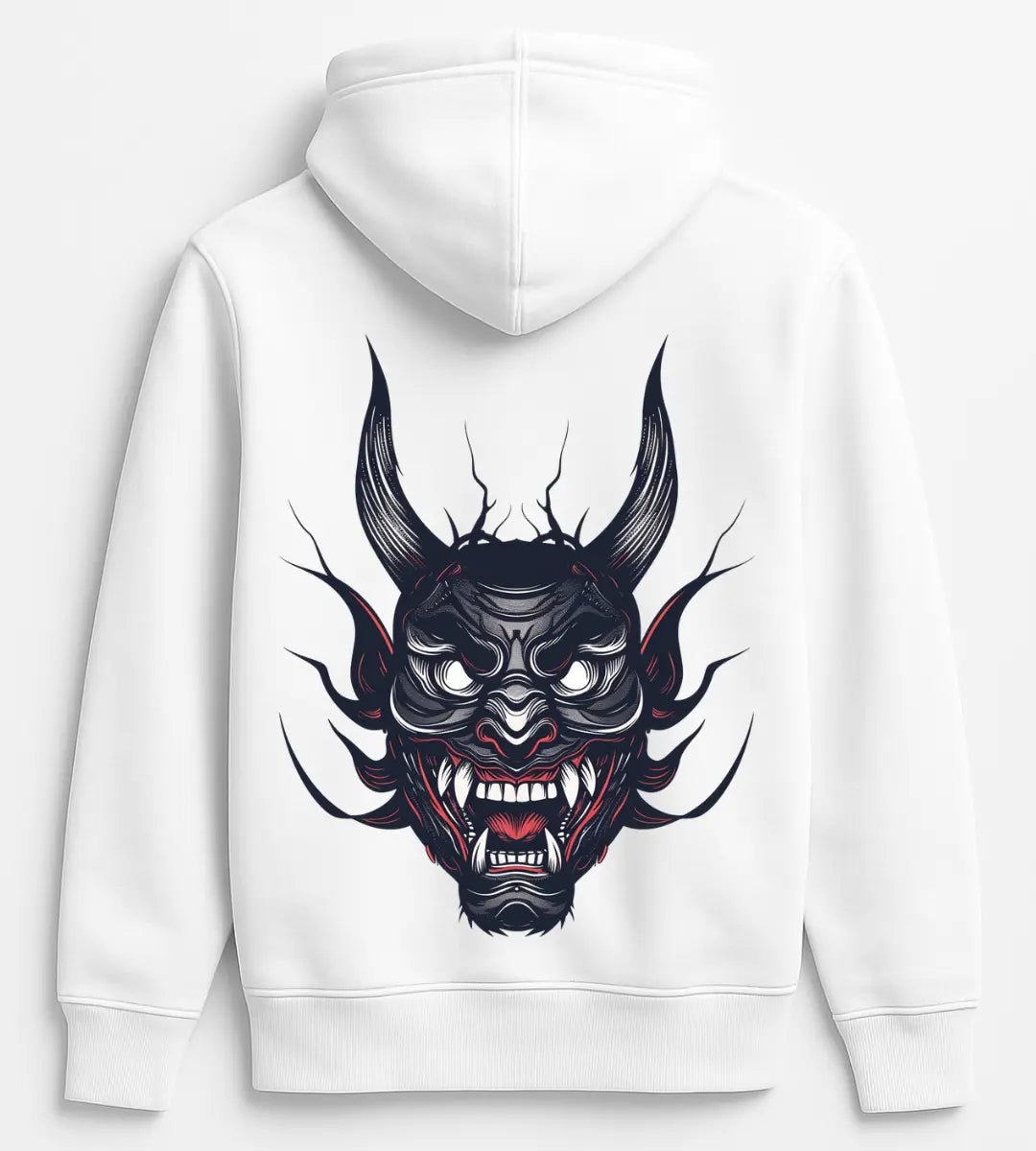 Shadow Oni Mask Hoodie Lorinfo