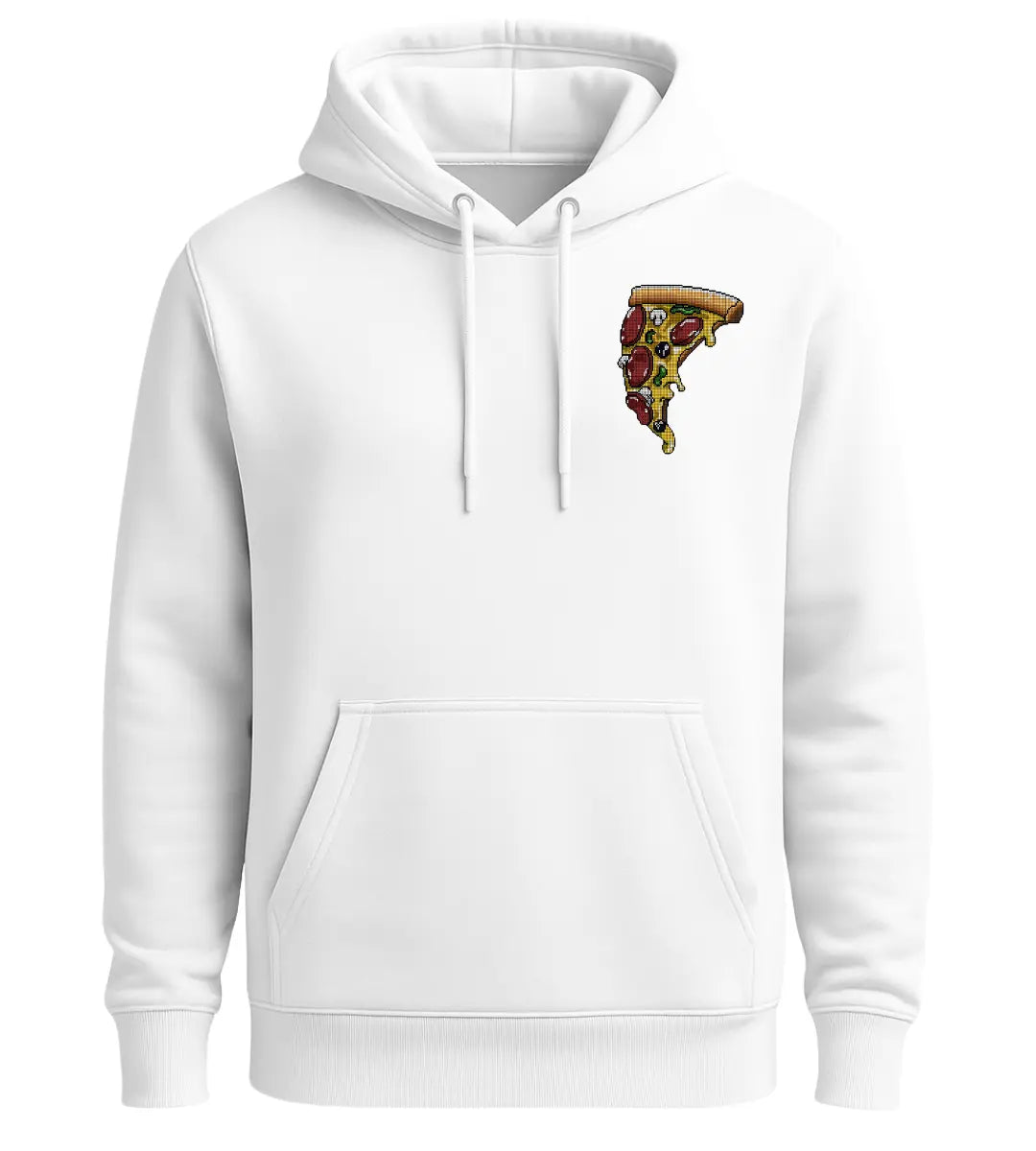 Pixel Pizza Slice Hoodie Lorinfo