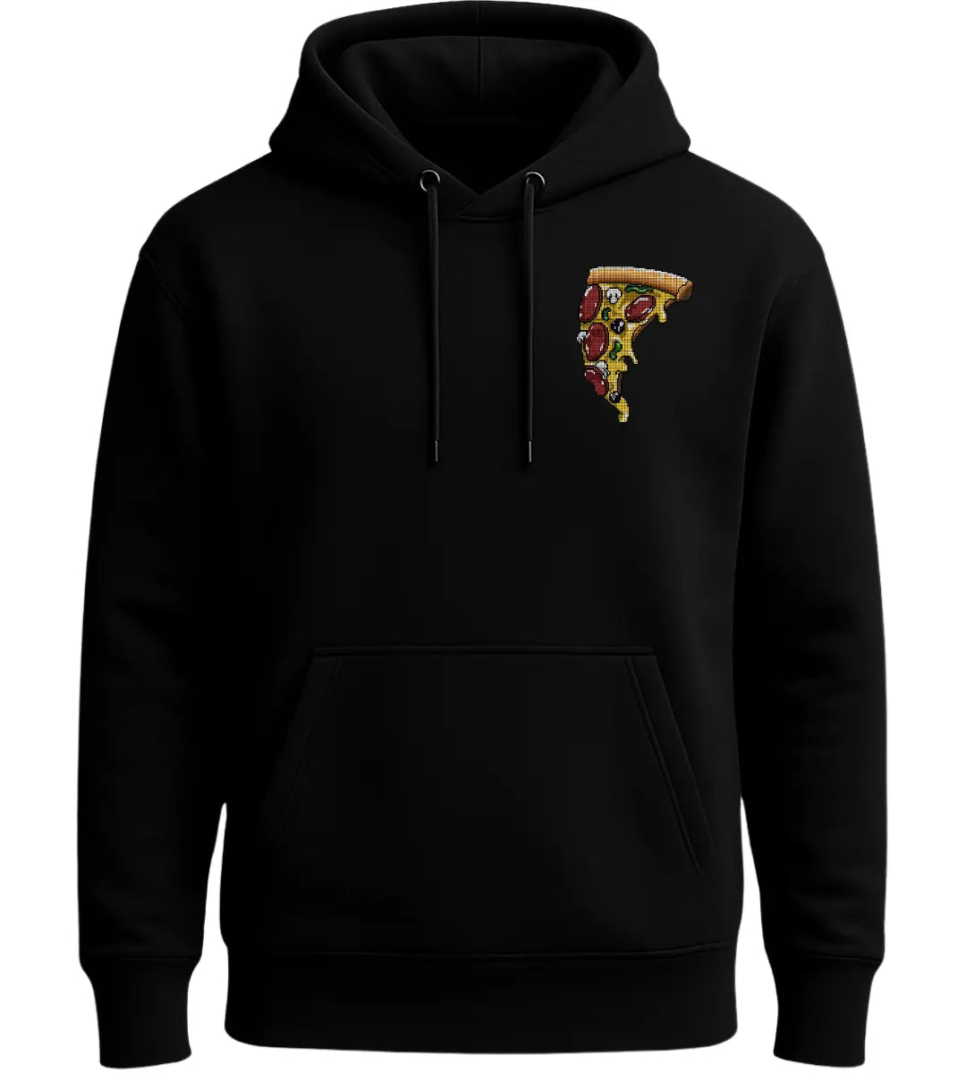 Pixel Pizza Slice Hoodie Lorinfo