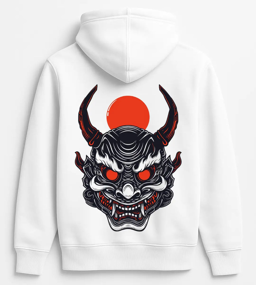 Rising Sun Oni Hoodie Lorinfo