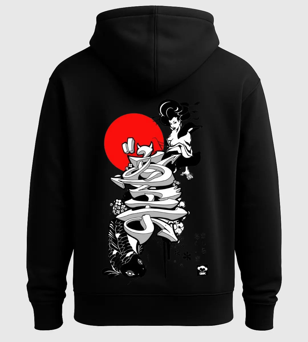 Geisha Sun Hoodie Lorinfo