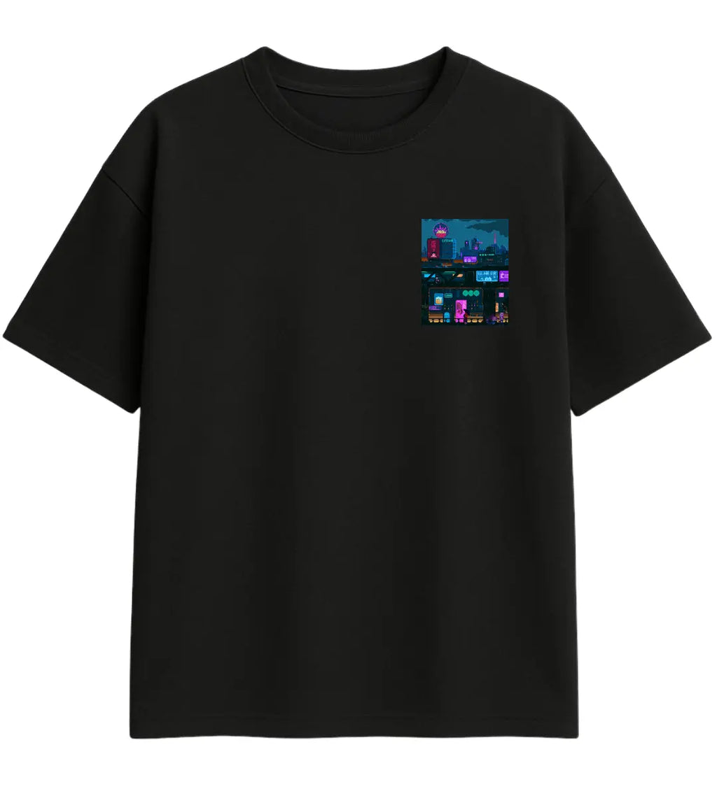 Neon Sky Oversize T-Shirt Lorinfo