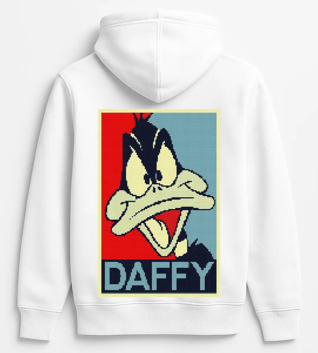 Daffy Retro Poster Hoodie Lorinfo