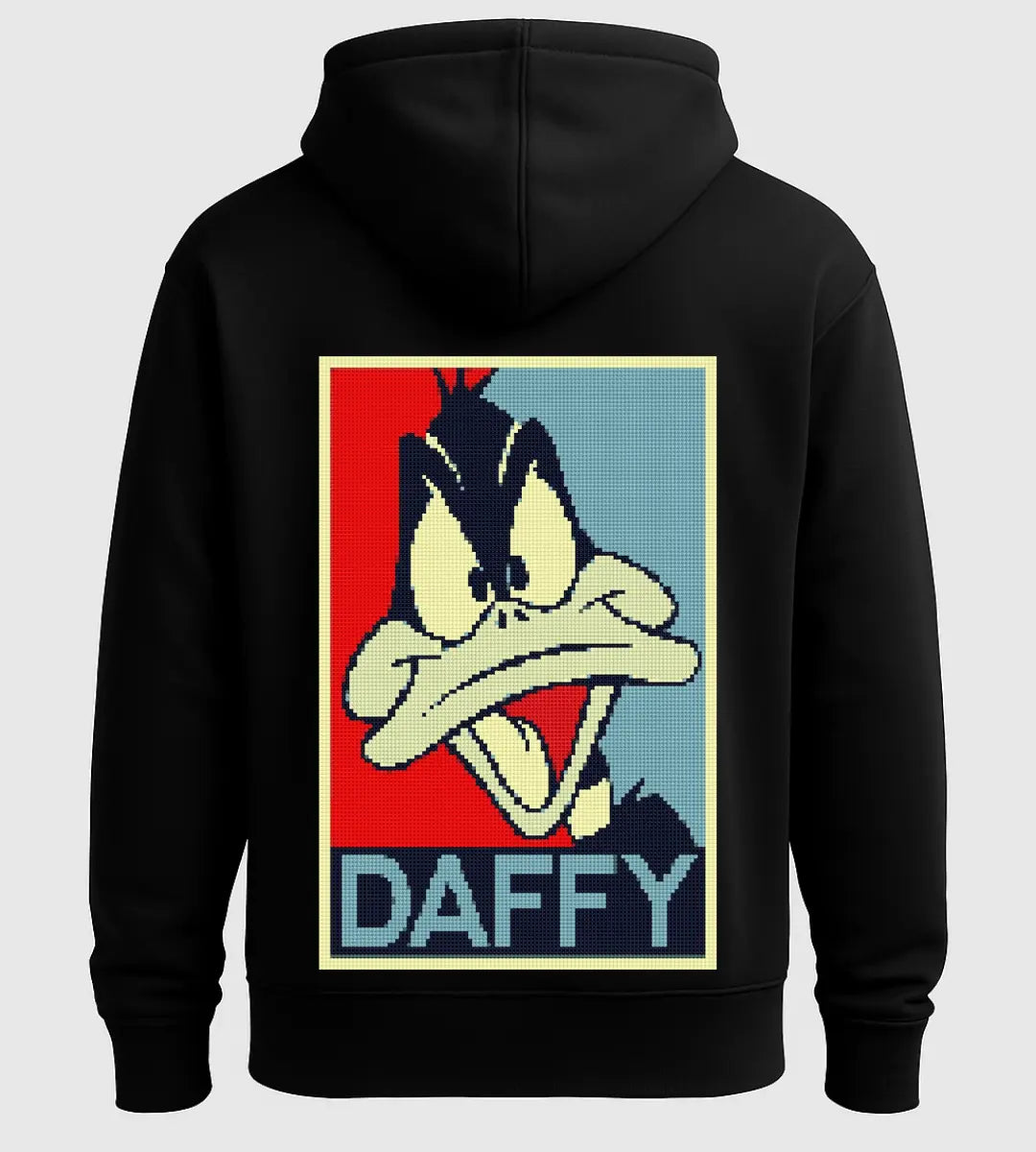 Daffy Retro Poster Hoodie Lorinfo