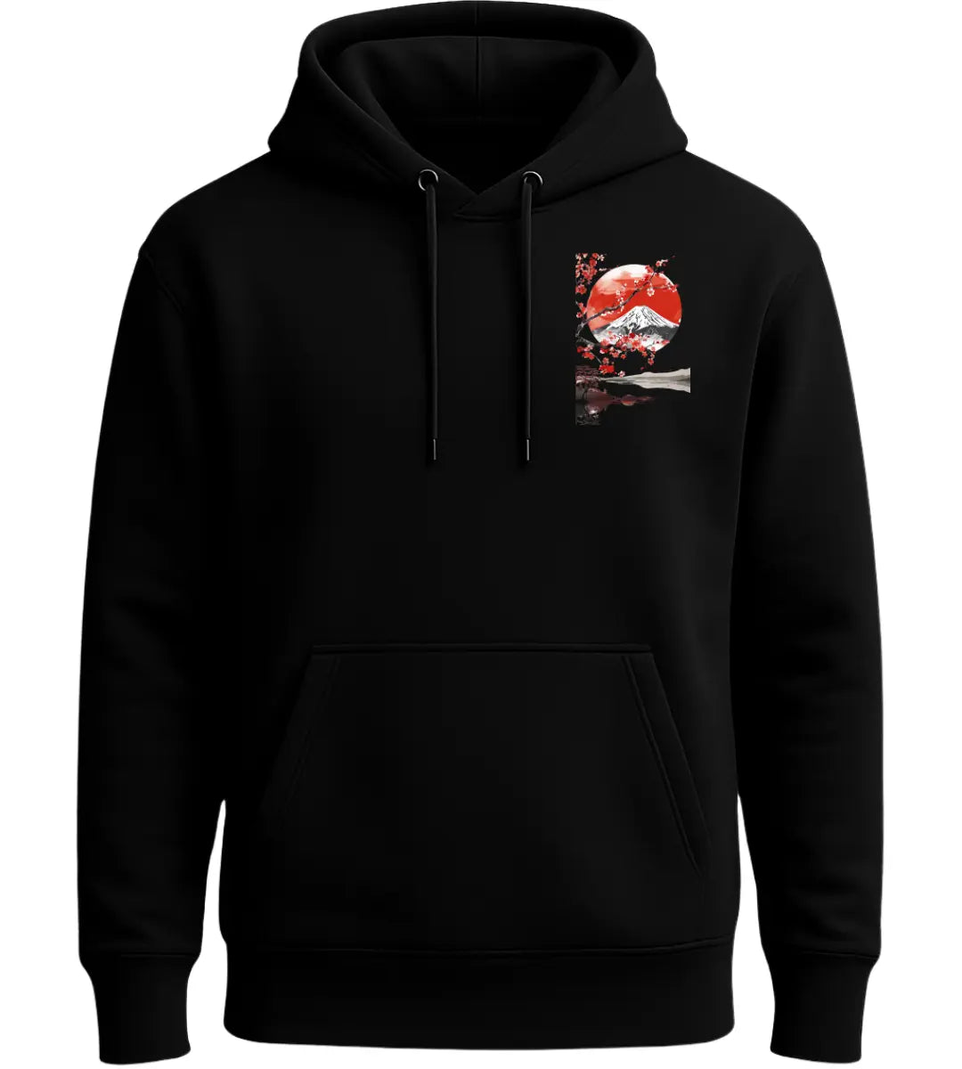 Rising Sun Sakura Hoodie Lorinfo