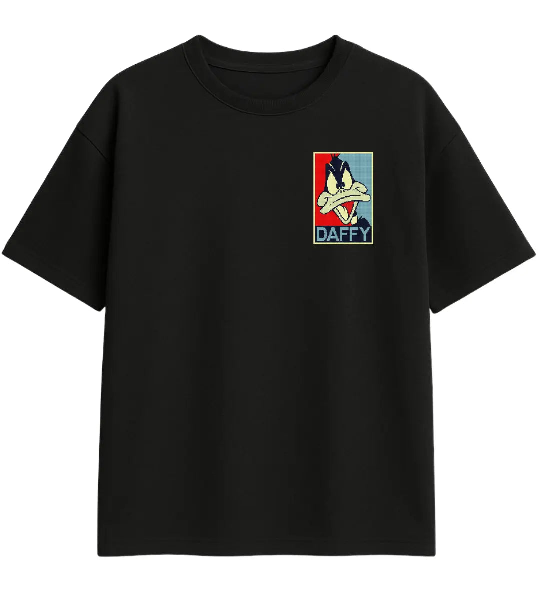 Daffy Retro Poster Oversize T-Shirt Lorinfo