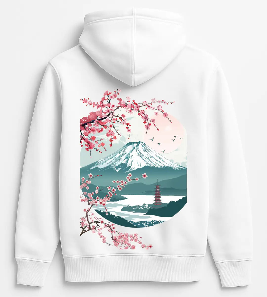 Pagoda Blossom View Hoodie Lorinfo