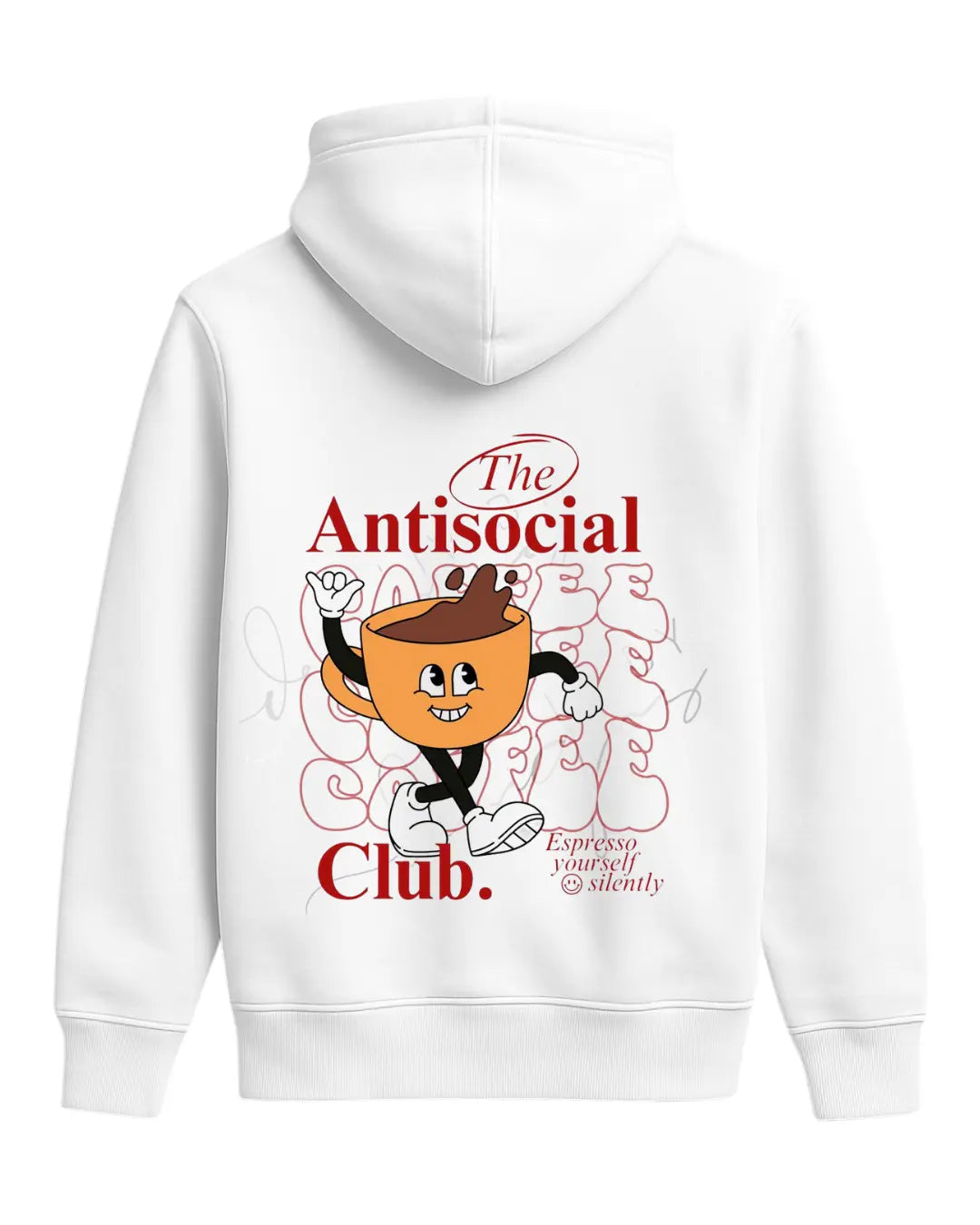 Antisocial Club Oversize Hoodie Lorinfo
