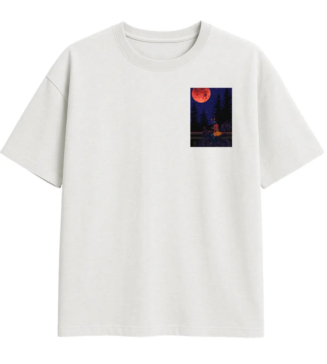 Blood Moon Rider Oversize T-Shirt Lorinfo