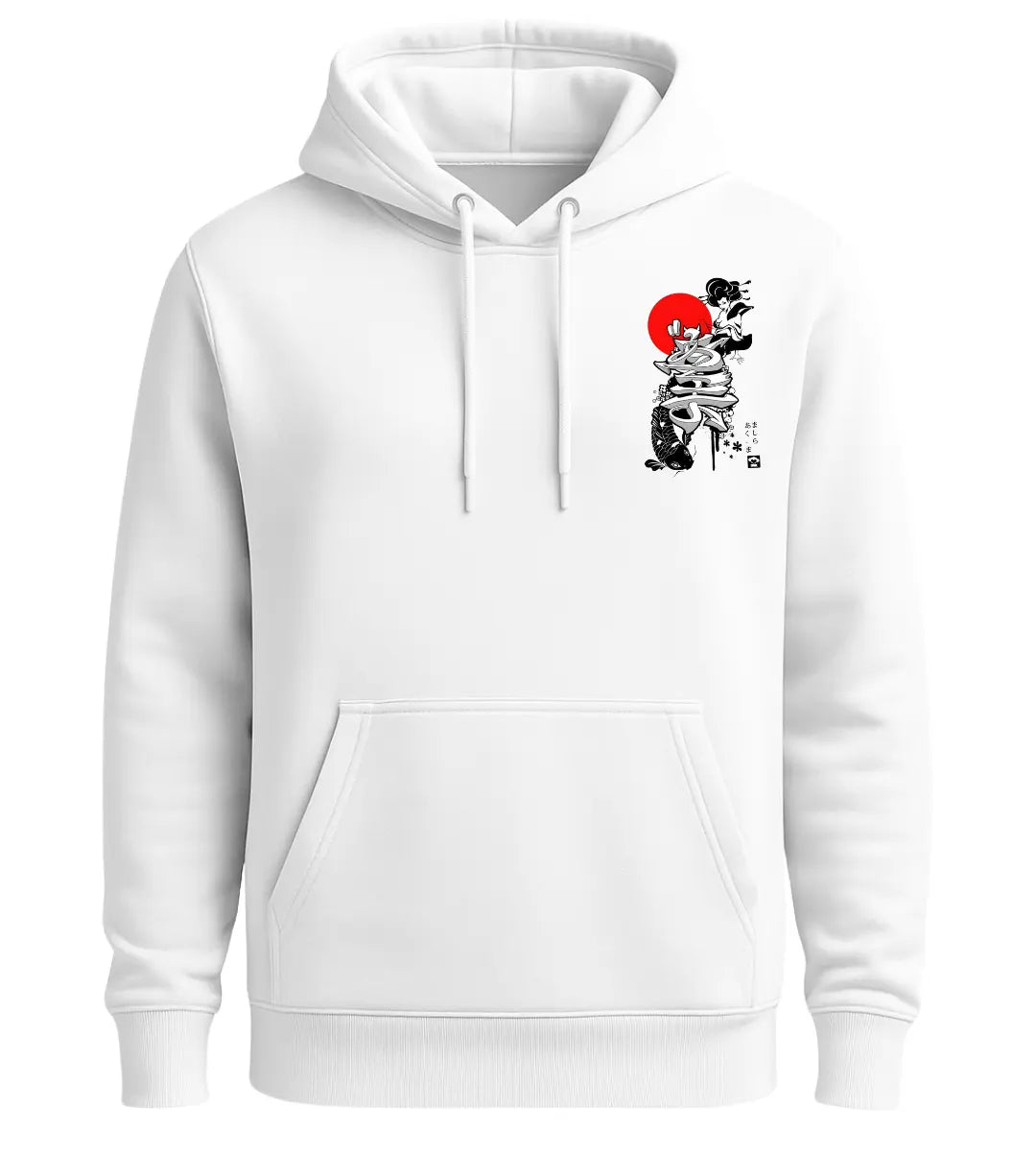Geisha Sun Hoodie Lorinfo