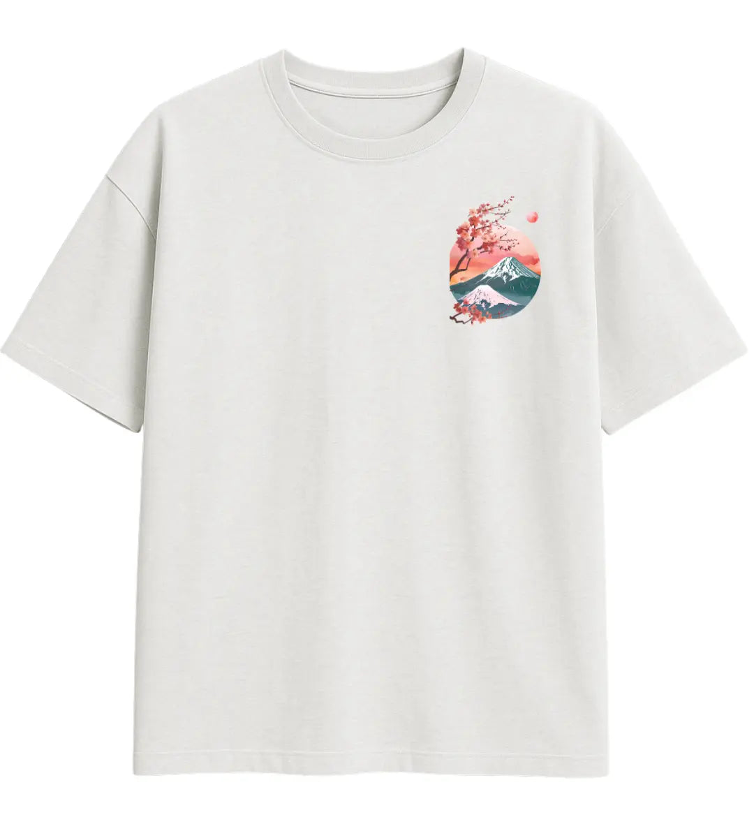 Twilight Sakura Peak Oversize T-Shirt Lorinfo