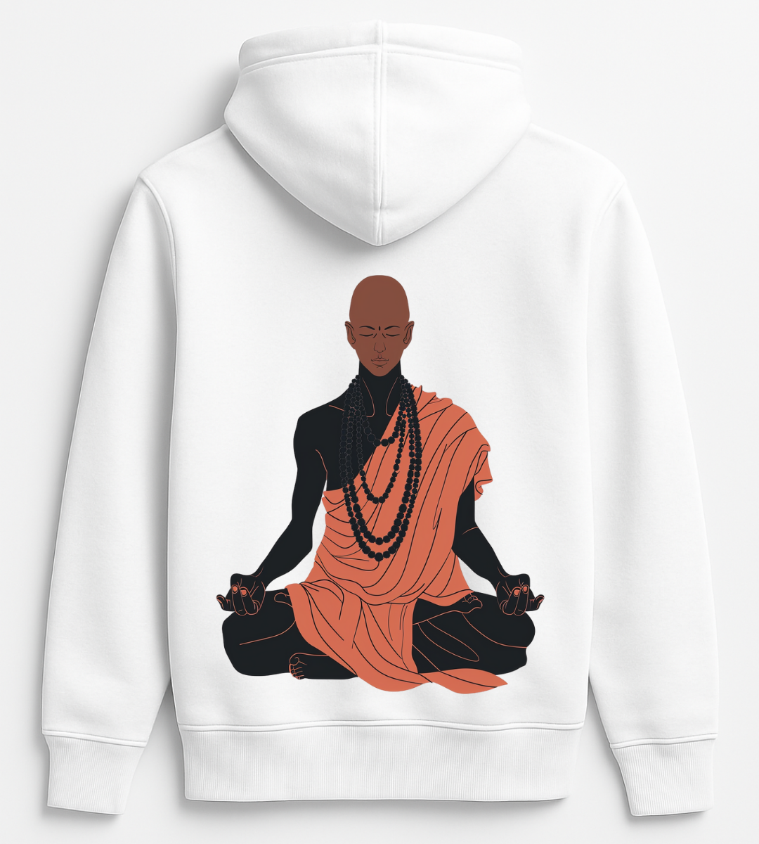 Zen Flame Monk Hoodie