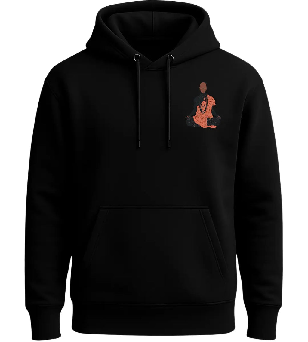 Zen Flame Monk Hoodie Lorinfo