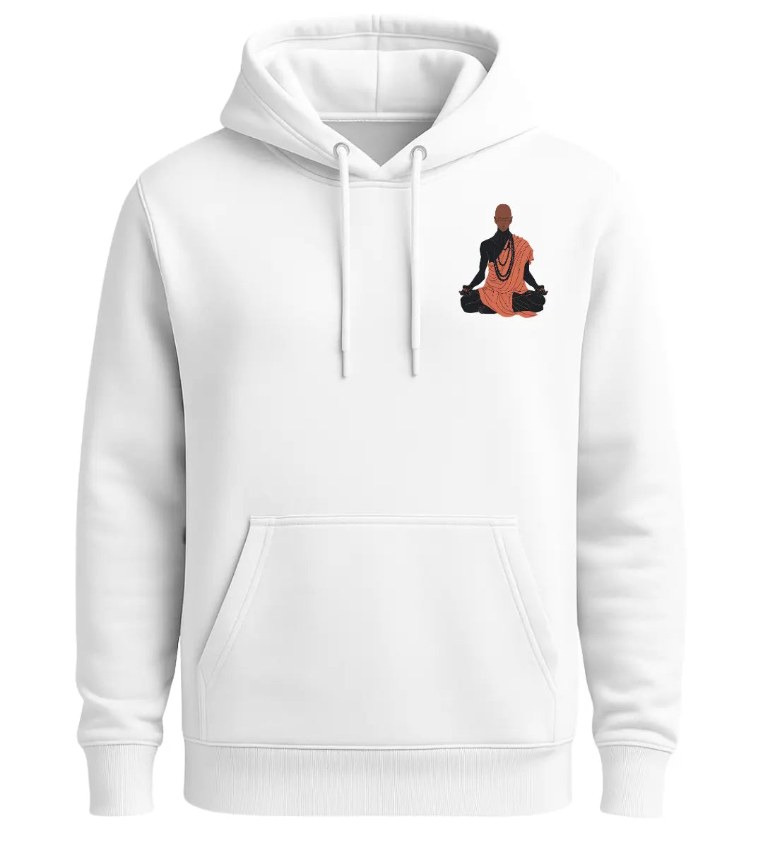 Zen Flame Monk Hoodie Lorinfo