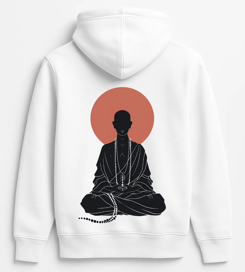 Red Sun Monk Hoodie Lorinfo