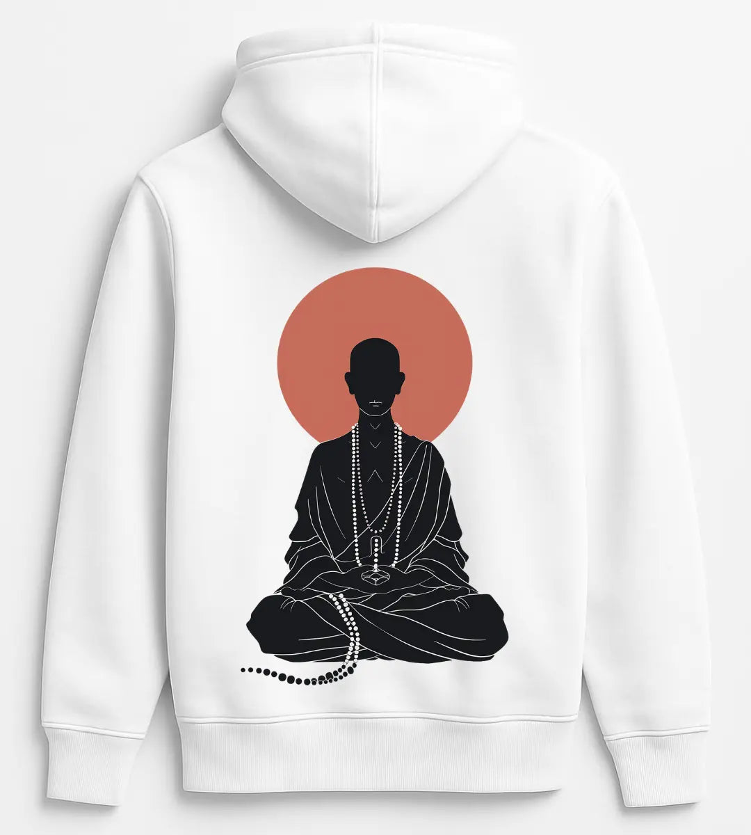 Red Sun Monk Hoodie Lorinfo