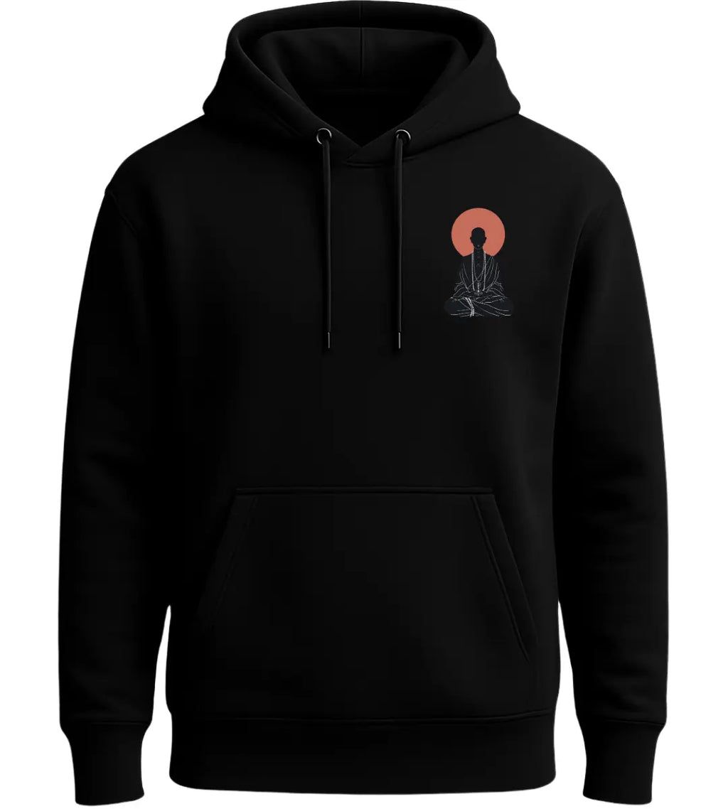 Red Sun Monk Hoodie Lorinfo