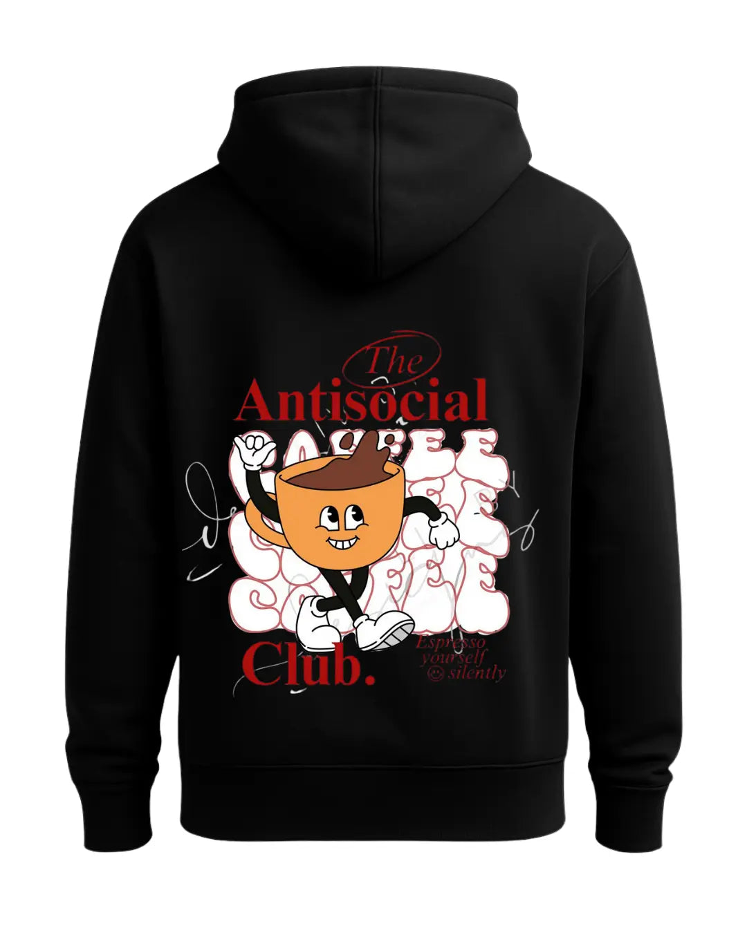 Antisocial Club Oversize Hoodie Lorinfo