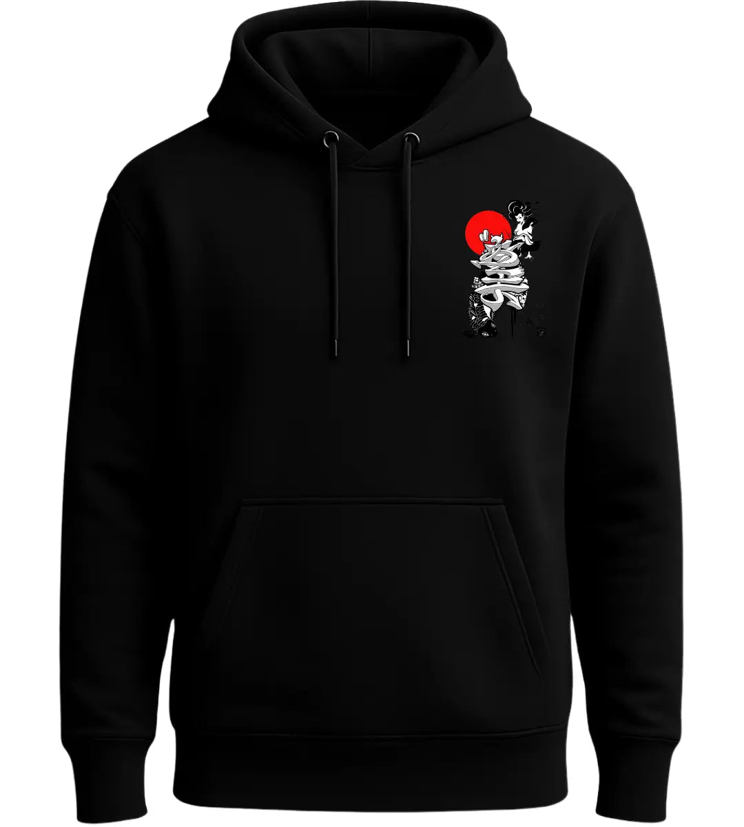 Geisha Sun Hoodie Lorinfo
