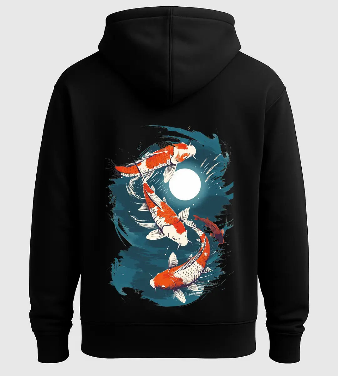 Koi Moon Flow Hoodie Lorinfo