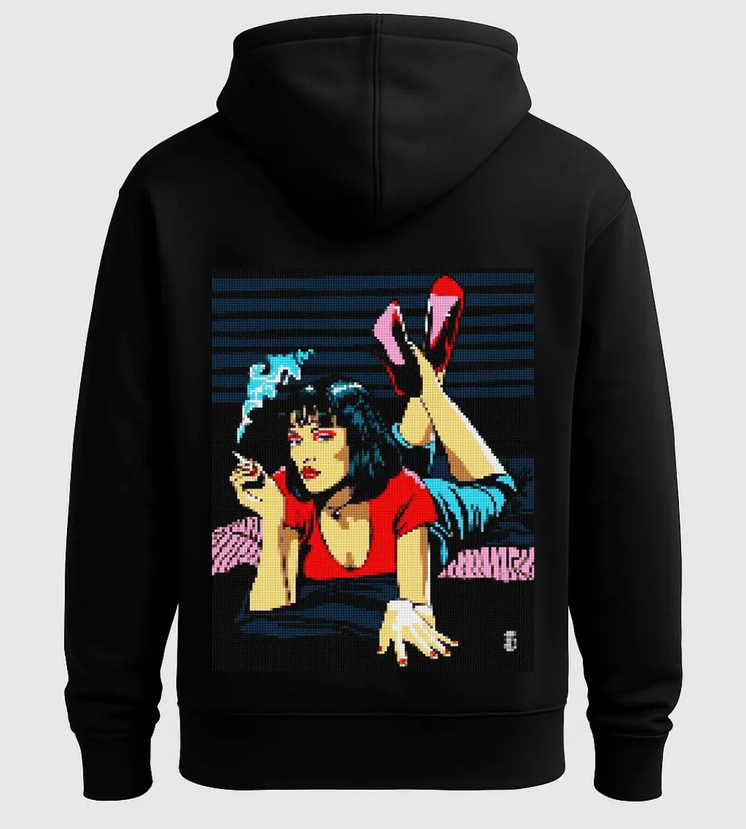 Retro Femme Fatale Hoodie Lorinfo