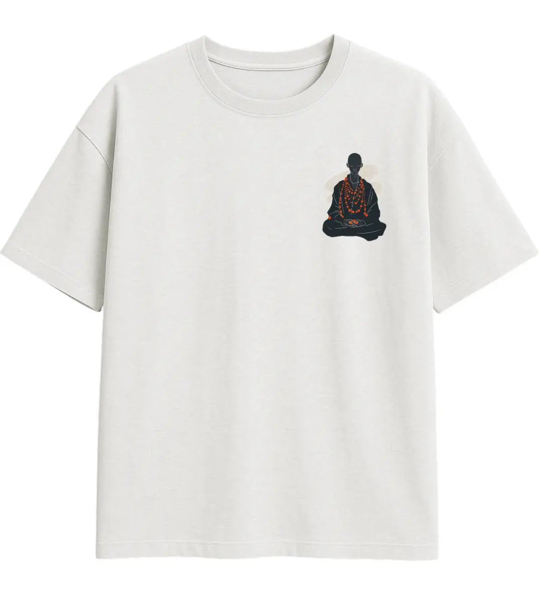 Infinite Beads Monk Oversize T-Shirt Lorinfo