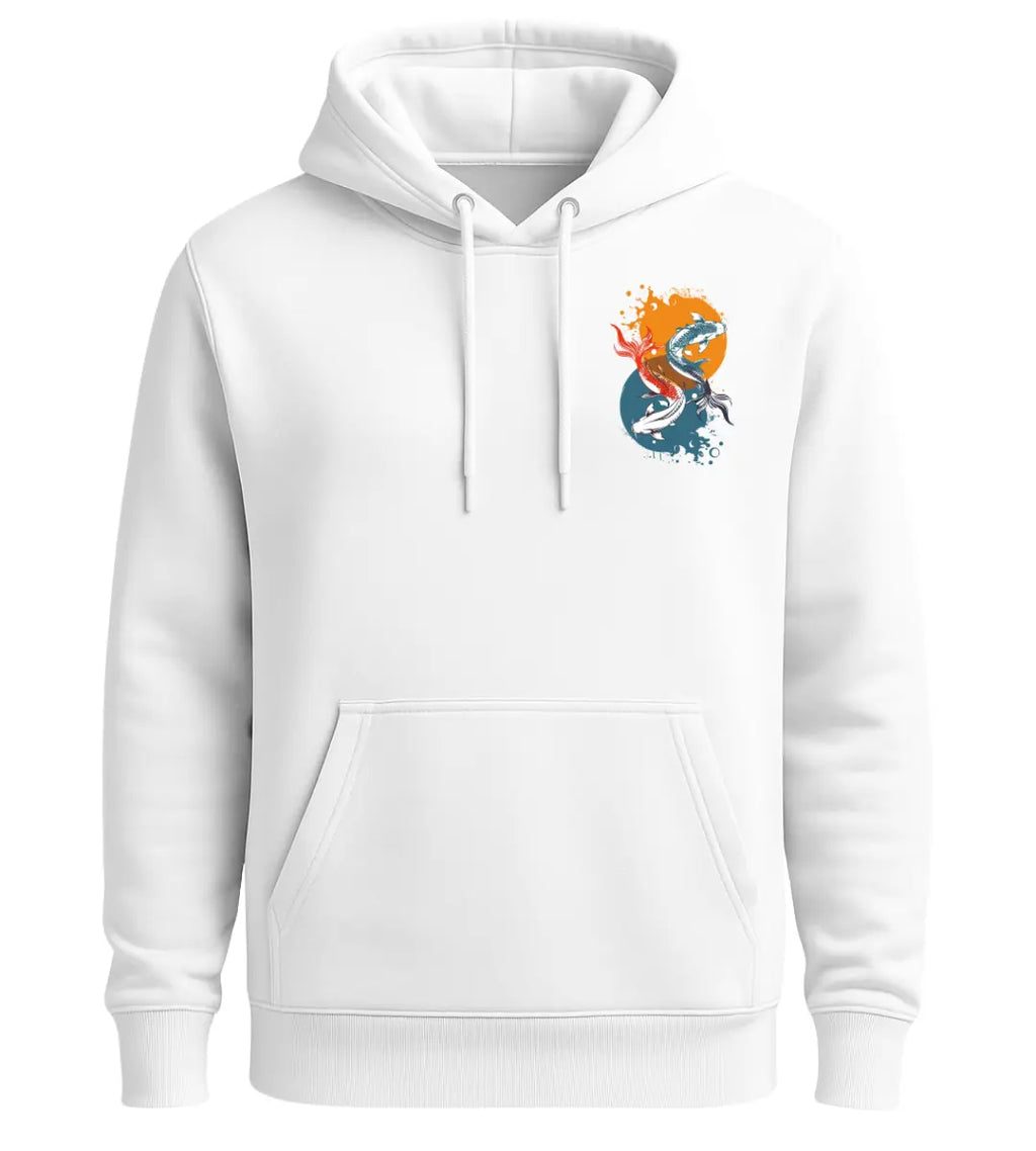 Yin Yang Two Koi Hoodie Lorinfo