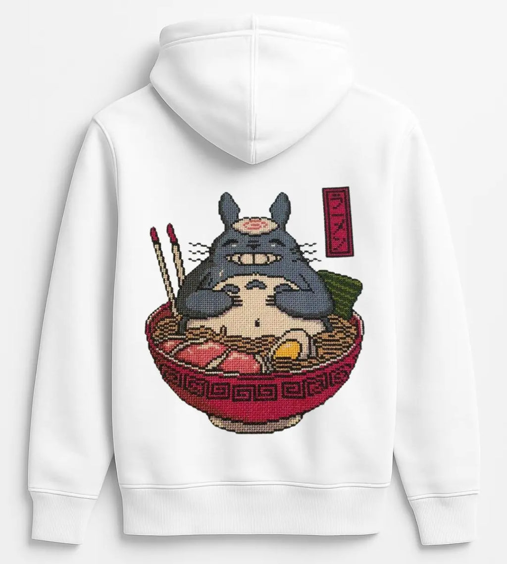 Totoro Ramen Hoodie Lorinfo
