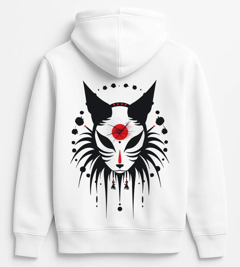 Blood Moon Kitsune Hoodie Lorinfo