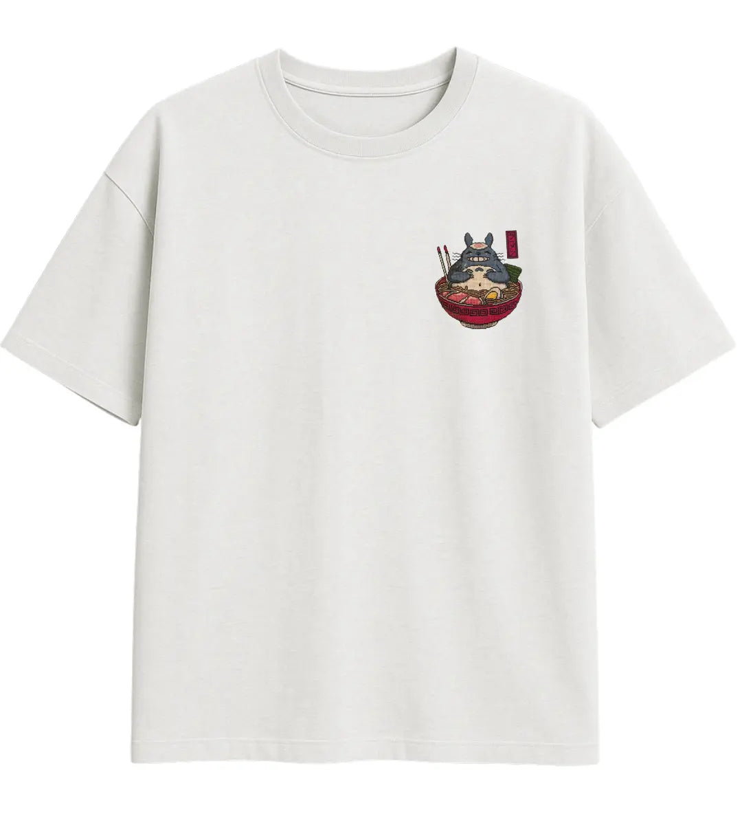 Totoro Ramen Oversize T-Shirt Lorinfo